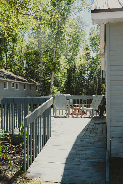 Chalets et emplacements au camping Remigny