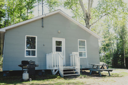 Chalets et emplacements au camping Remigny